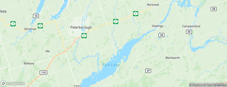 Keene, Canada Map