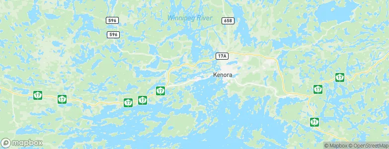 Keewatin, Canada Map