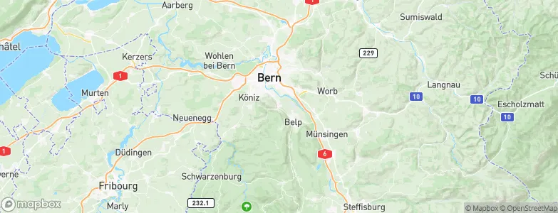 Kehrsatz, Switzerland Map