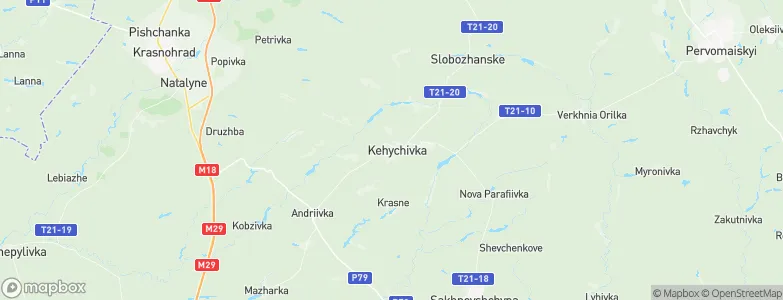 Kehychivka, Ukraine Map