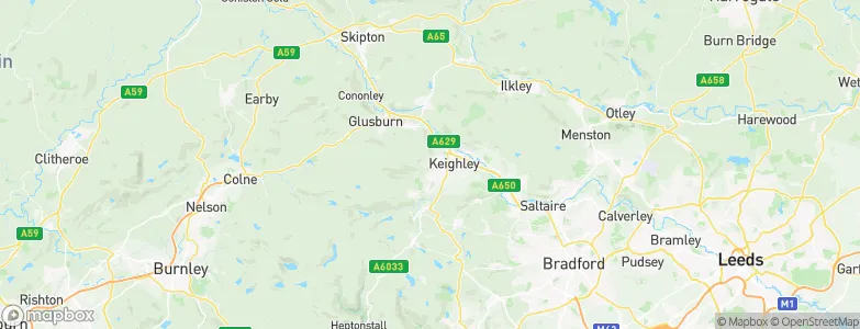 Keighley, United Kingdom Map