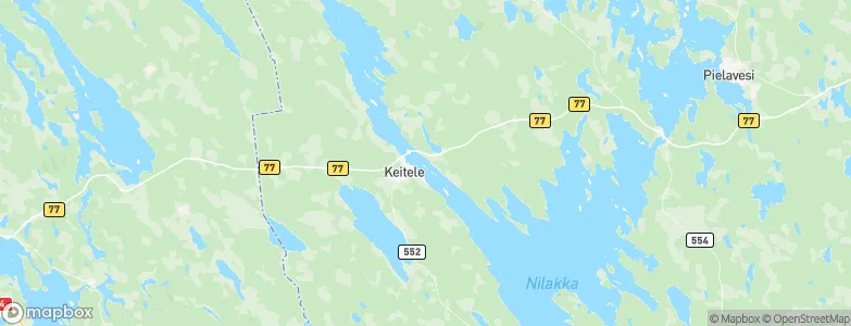 Keitele, Finland Map