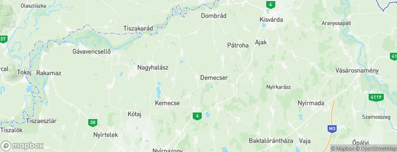 Kék, Hungary Map