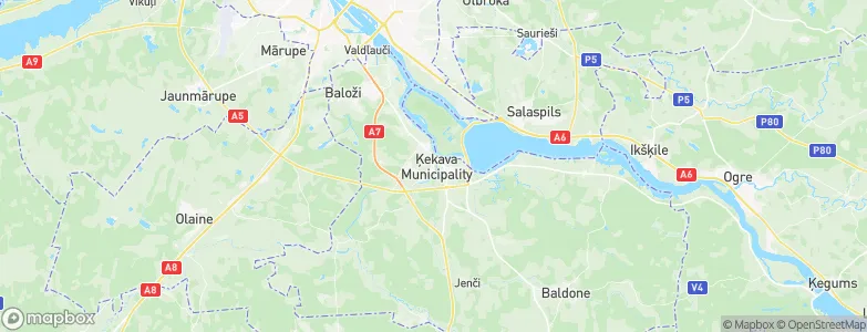 Ķekava, Latvia Map