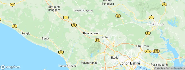 Kelapa Sawit, Malaysia Map