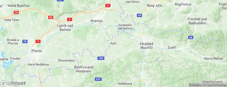 Kelč, Czechia Map