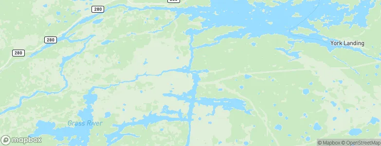 Kelsey, Canada Map
