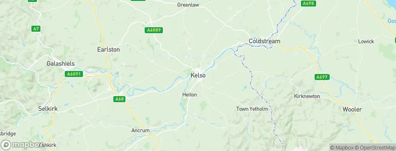 Kelso, United Kingdom Map
