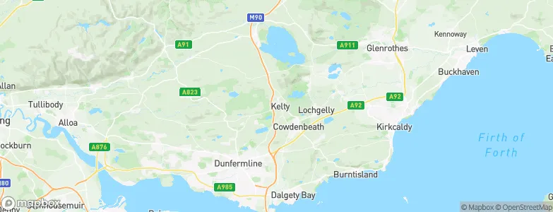Kelty, United Kingdom Map