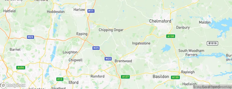 Kelvedon Hatch, United Kingdom Map
