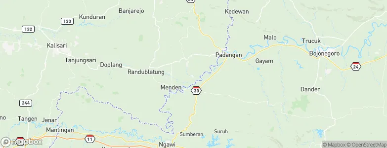 Kemantren, Indonesia Map