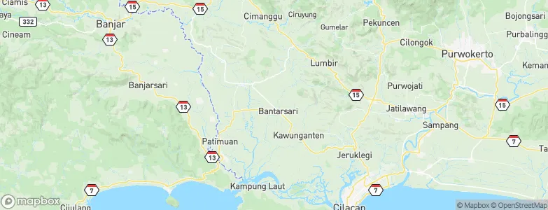 Kemantren Satu, Indonesia Map