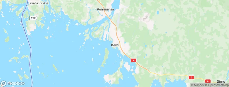 Kemi, Finland Map