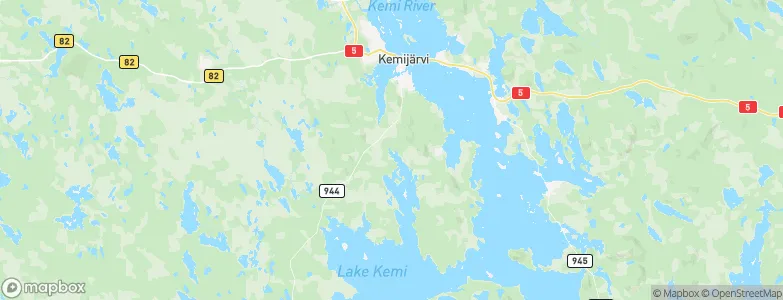 Kemijärvi, Finland Map