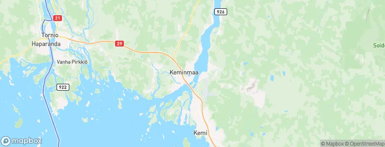 Keminmaa, Finland Map