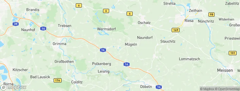 Kemmlitz, Germany Map