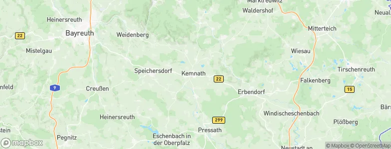 Kemnath, Germany Map