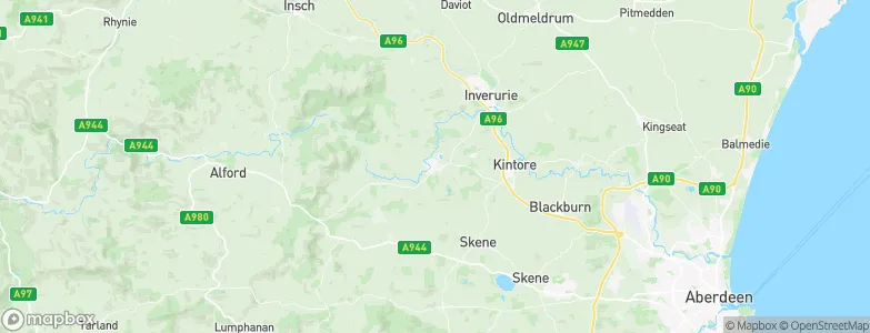 Kemnay, United Kingdom Map