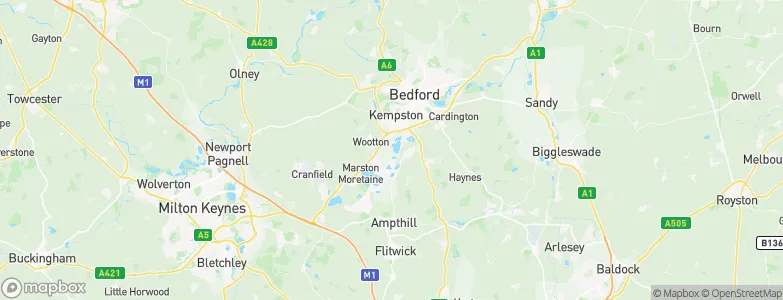Kempston Hardwick, United Kingdom Map