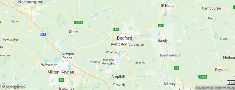 Kempston, United Kingdom Map