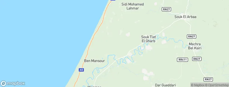 Kenitra Province, Morocco Map