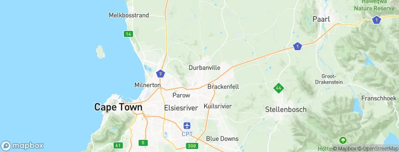 Kenridge, South Africa Map