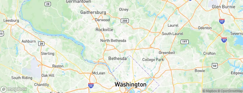 Kensington, United States Map