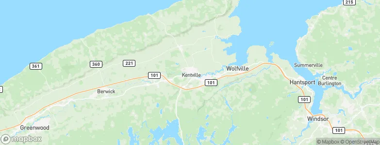 Kentville, Canada Map