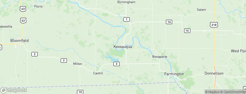 Keosauqua, United States Map