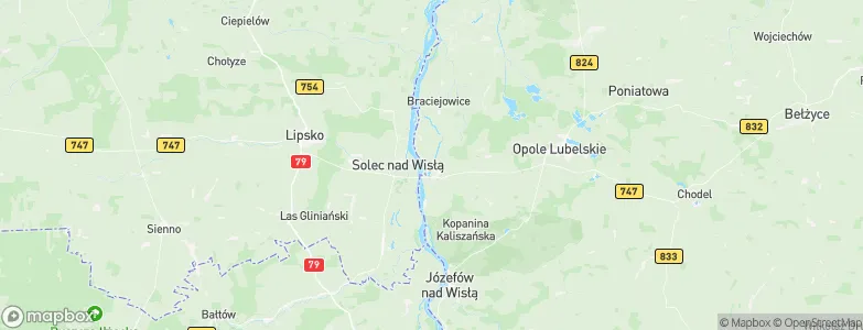 Kępa Gostecka, Poland Map