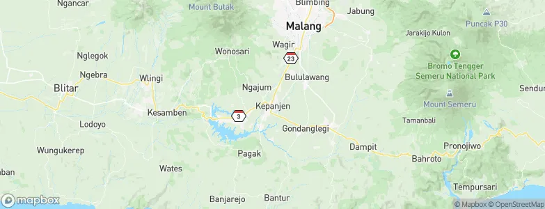Kepanjen, Indonesia Map