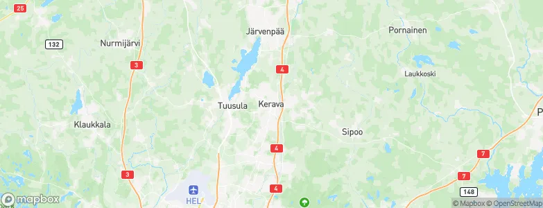Kerava, Finland Map