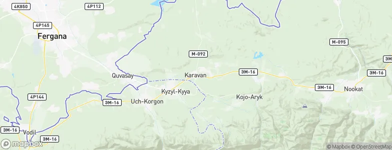Kerben, Kyrgyzstan Map