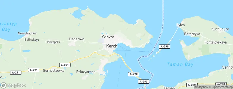 Kerch, Ukraine Map
