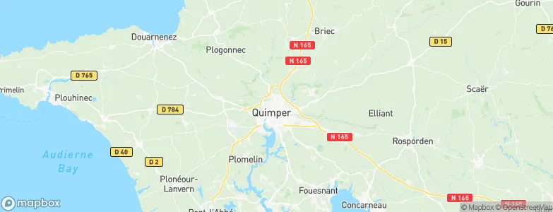 Kerfeunteun, France Map