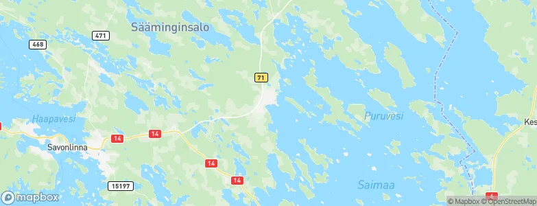 Kerimäki, Finland Map