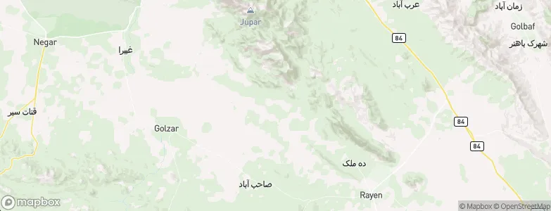 Kerman, Iran Map