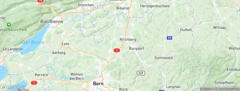 Kernenried, Switzerland Map