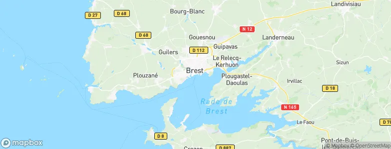 Kéroriou, France Map