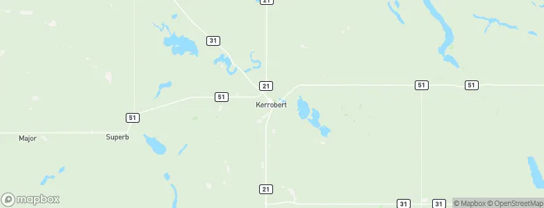 Kerrobert, Canada Map