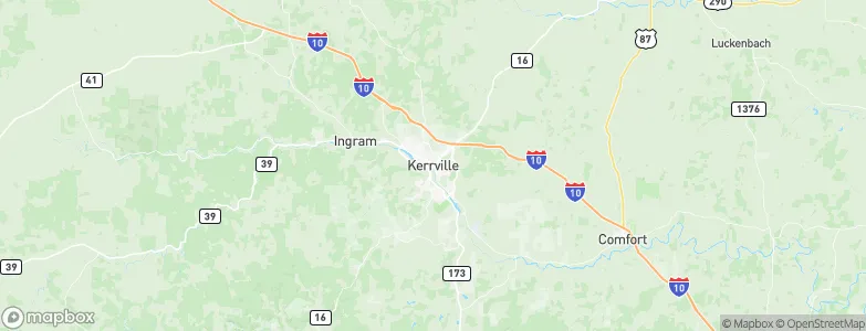 Kerrville, United States Map