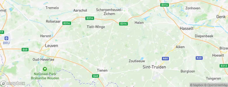Kersbeek-Miskom, Belgium Map