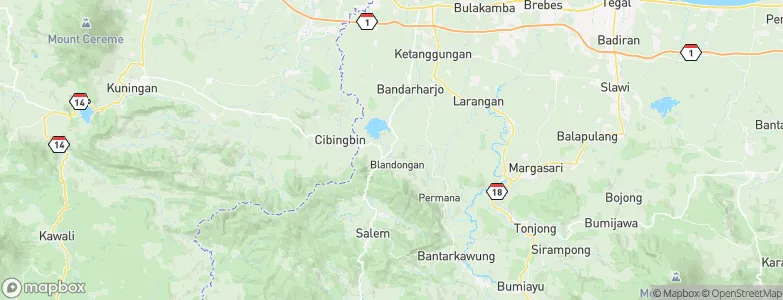Kertasari, Indonesia Map