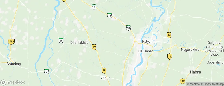 Kesabpur, India Map