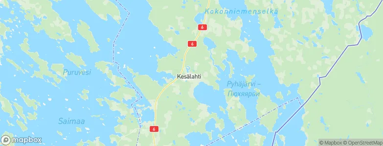 Kesälahti, Finland Map