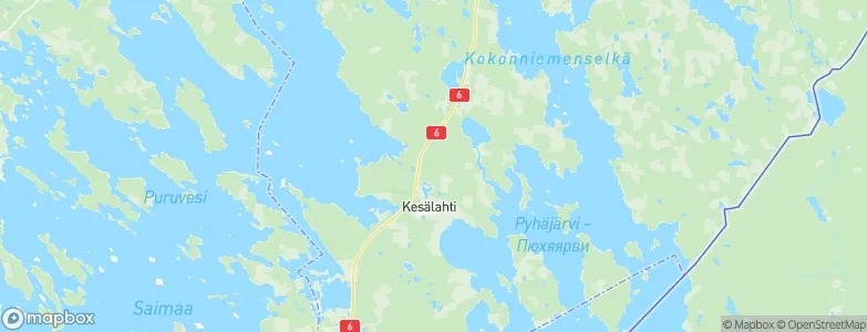 Kesälahti, Finland Map