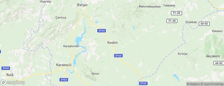 Keskin, Turkey Map