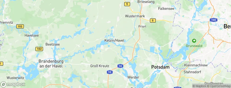 Ketzin, Germany Map