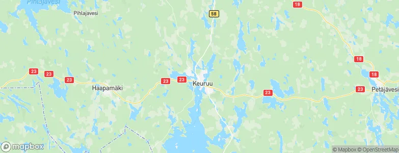 Keuruu, Finland Map