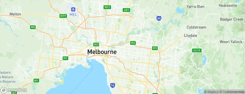Kew East, Australia Map